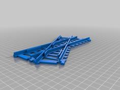 Diamond Crossings For OS Railway 3D Printer Model