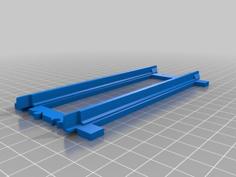 Lego Straight Track More Simplified 3D Printer Model