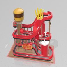 BURGER TOWN – Tiny Town Racing (Track 02) Donations Appreciated 3D Printer Model