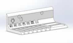 Connections Holder | Cable Holder 3D Printer Model