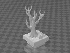 Basic Haloween Dead Tree (Dungeon Blocks Compatible) 3D Printer Model