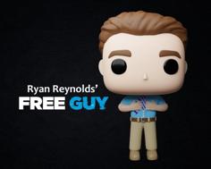 Ryan Reynolds’ Guy From Free Guy Funko Pop 3D Printer Model