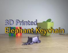 LFS Elephant Keychain – Cute 3D Printer Model