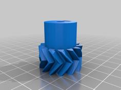 Parametric Herringbone Gear Set For Stepper Extruders 3D Printer Model