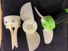 Foldable Propellers For DIY E-foil 3D Printer Model