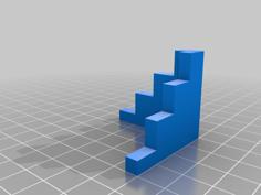 Corner Steps 3D Printer Model