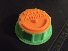 Birthday Cake 3D Printer Model