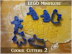 Lego Minifigure Cookie Cutters Set 2 3D Printer Model