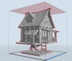 Baba Yaga Dancing Hut 3D Printer Model