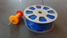 3D-printable Split Filament Spool With Threaded Joint (135 Mm) 3D Printer Model