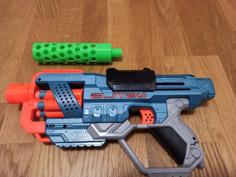 NERF Elite 2.0 Commander Barrel Extension 3D Printer Model