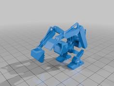 Carbine Industrial Mech 3D Printer Model