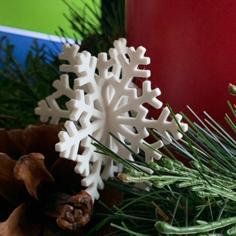 Simple 3D Snowflake 3D Printer Model