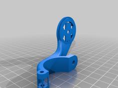 Small Garmin Handlebar Mount 3D Printer Model