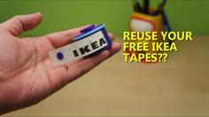 IKEA Free Measurement Tape Spooler / Dispenser 3D Printer Model