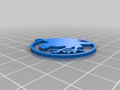 Falcon Pendant 3D Printer Model