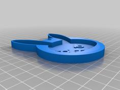 Dva Shaker Charm/ Keychain 3D Printer Model