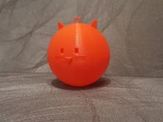 Christmas Bauble Cat 3D Printer Model