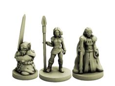 Fantasy Adventuring Party (18mm Scale) 3D Printer Model