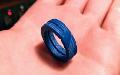 2 Band Puzzle Ring 3D Printer Model