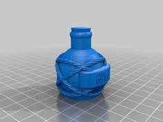 More Potion Flasks And Bottles For Dungeons & Dragons, Pathfinder And Other Tabletop Games 3D Printer Model