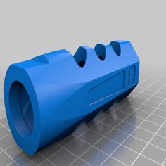 Scar Muzzle Break 3D Printer Model