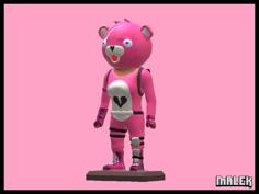 Fortnite Cuddle Team Leader Mini Figure 3D Printer Model