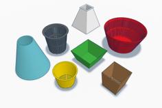 Customisable Flower Pot, Bowl Or Vase 3D Printer Model