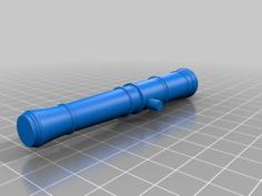 Armstrong 3 Pounder Barrel 3D Printer Model