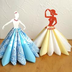 Napkin Holder “Miss And Ballerina” 3D Printer Model