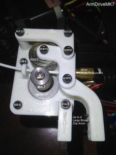 ArmDrive Bowden Extruder 3D Printer Model