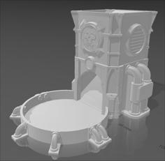 Necromunda Dice Tower 3D Printer Model