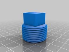 3/4″ Npt Plug 3D Printer Model