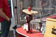 CNC Wine Bottle And Glass Holder 3D Printer Model