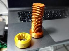 Reversing Thread Bolt For Two-way Nut 3D Printer Model