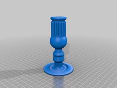 Candlestick 3D Printer Model