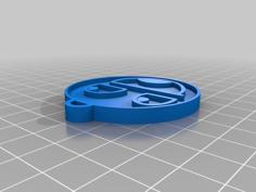 Awesome Face Keychain 3D Printer Model