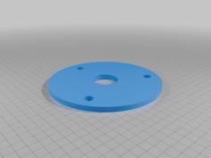 Router Bushing Plate 3D Printer Model