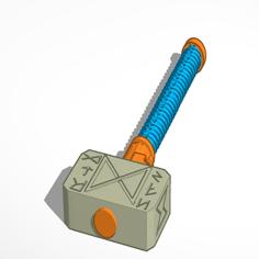 Arjac Space Wolf Hammer 3D Printer Model