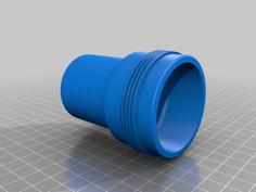 Adapter For 32mm Flextube And 1kL Water Tank 3D Printer Model