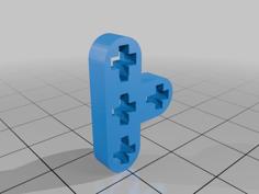 Bionicle Technic 2×3 Axle Hole Torso Piece 3D Printer Model