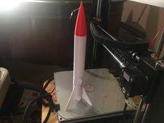 Model Rocket 3D Printer Model