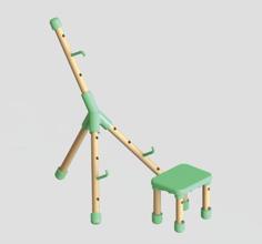 Field Easel With Stool (Porzano And Porzano+) 3D Printer Model