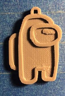 Among Us Key Chain 3D Printer Model