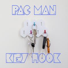 PAC-MAN Ghost Key Holder 3D Printer Model