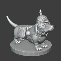 Daring Dachshund 3D Printer Model