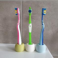 Toothbrush Stand Holder 3D Printer Model