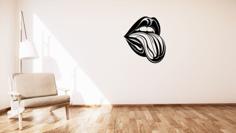 Lips / Rty Wall Decoration 3D Printer Model