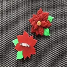 Poinsettia Pin Or Cabochon 3D Printer Model