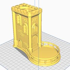 Classic Castle Dice Tower 3D Printer Model